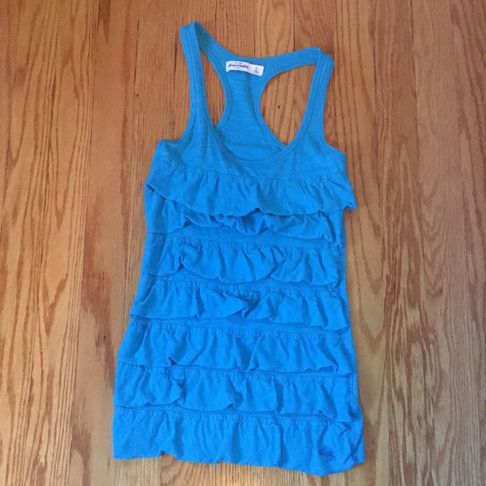 Turquoise Abercrombie tank